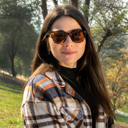 lentes de sol polarizados ópticos para mujer de cara redonda y grande