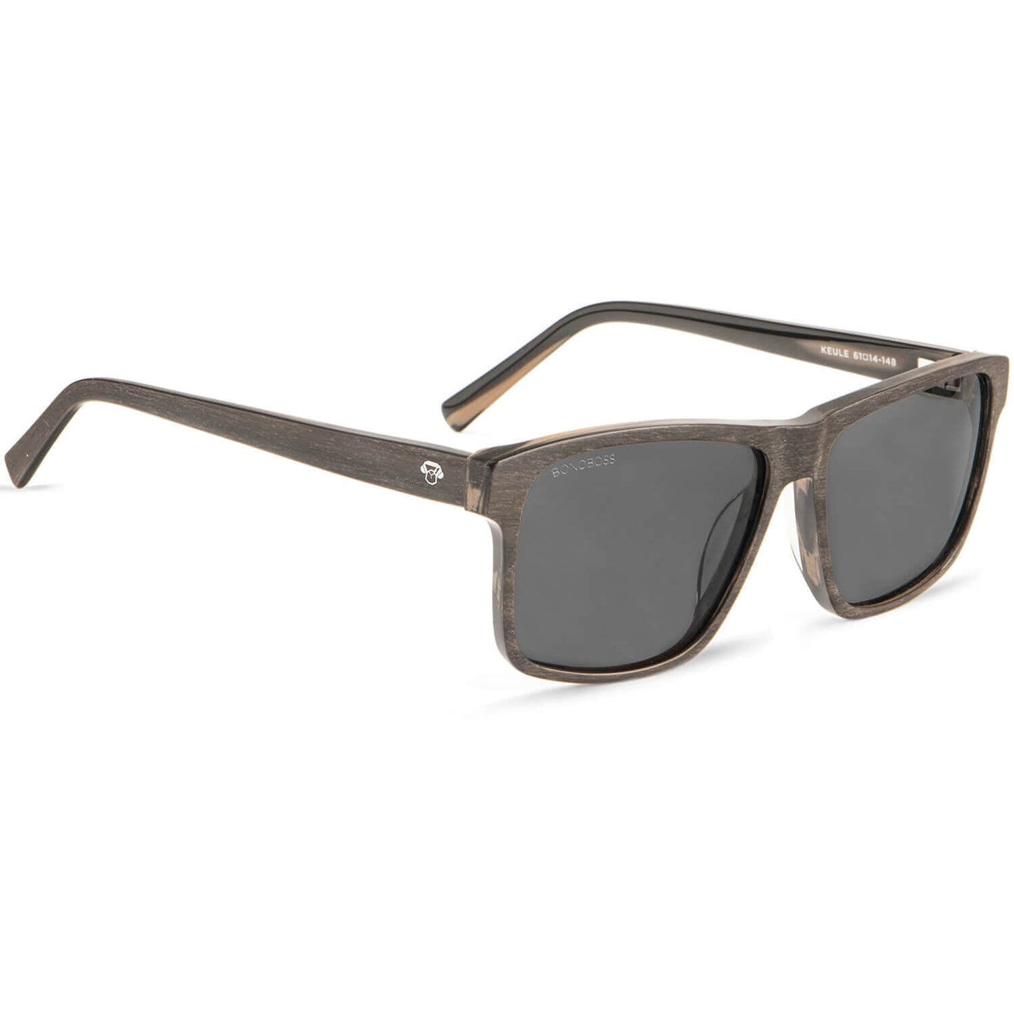 lentes anteojos de sol polarizados rectangulares color negro para hombre  #color_cacao