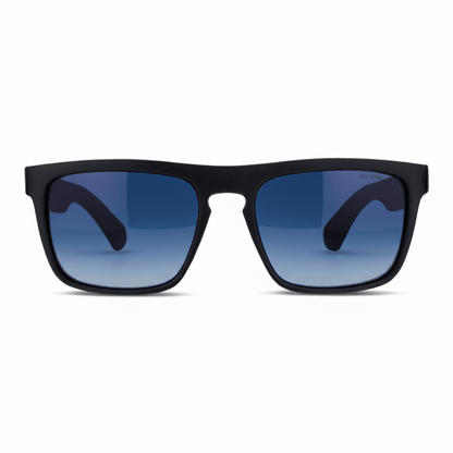Gradiente azul Lautaro Nogal lentes de sol mujer vista de frente #color_degrade-azul