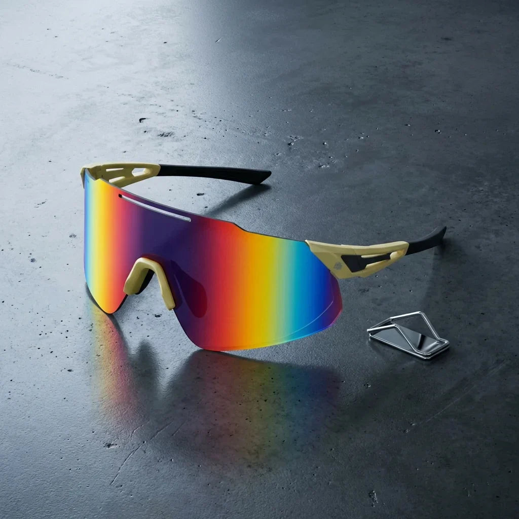 Lentes sol Snake polarizados UV400 bio-acetato cat eye yellow sobre concreto urbano detalle lente Bonoboss #editorial_polarizado #color_yellow