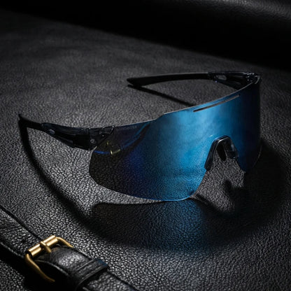 Lentes sol Snake polarizados UV400 bio-acetato cat eye blue sobre cuero negro detalle brass premium Bonoboss #editorial_grid1 #color_blue