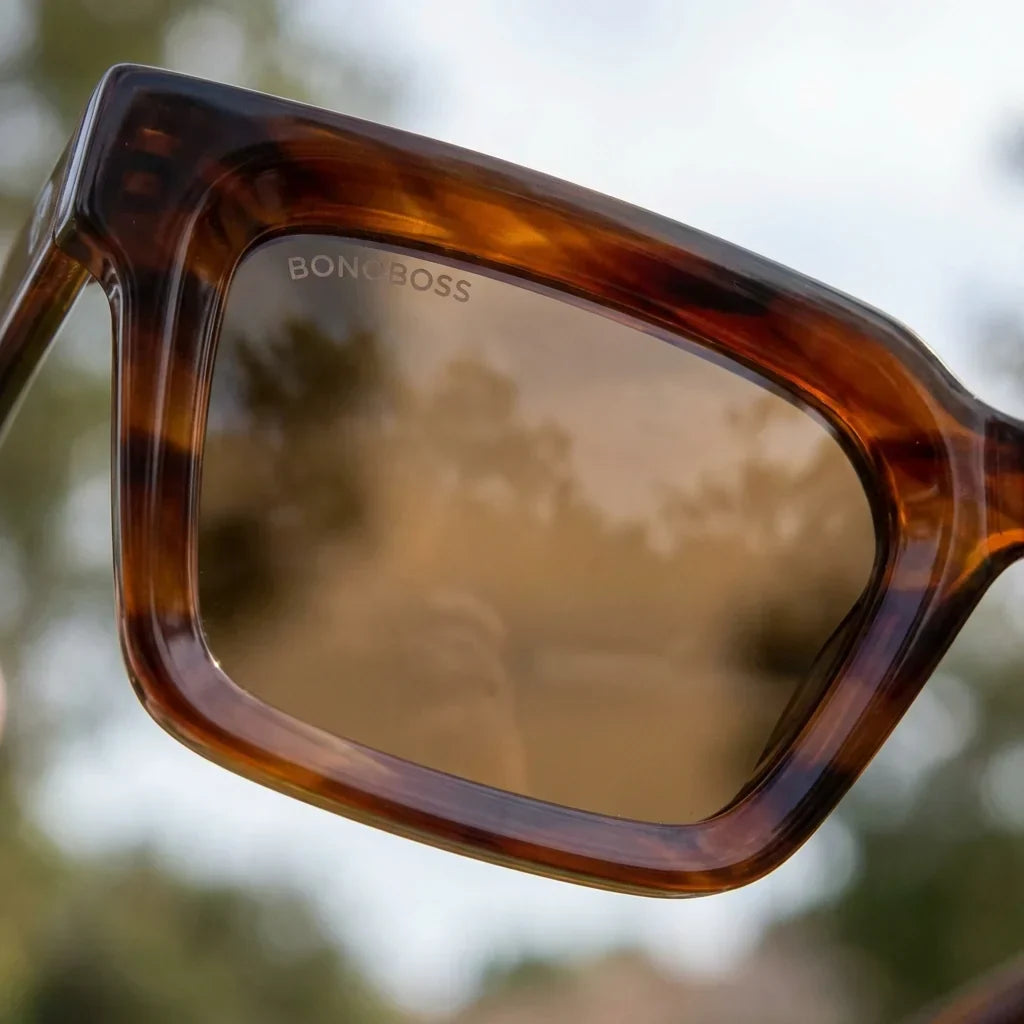 Tokyo gafas polarizadas café vista frontal para hombre y mujer #color_brown