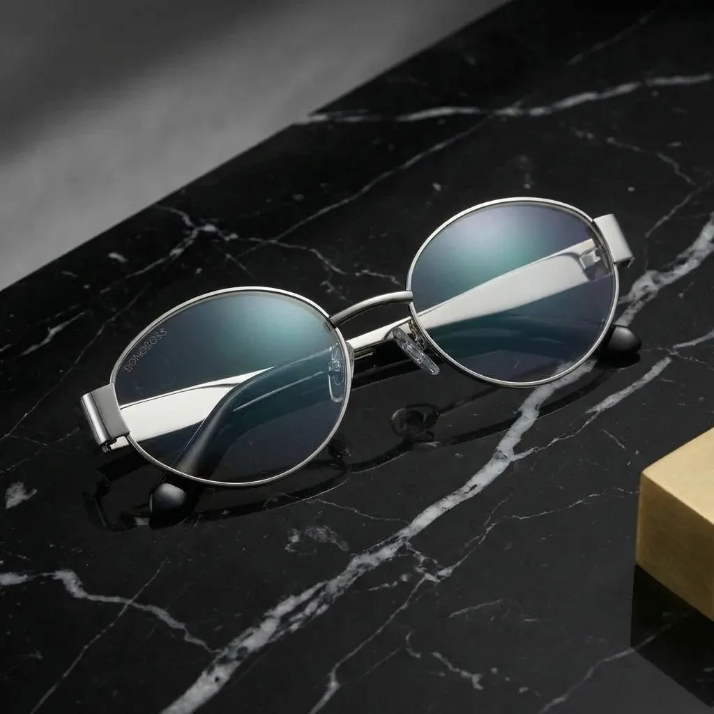 Lentes opticos Lennon silver antirreflex receta optica Bonoboss #color_silver