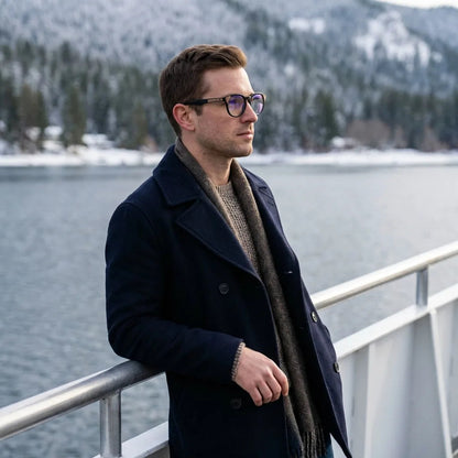 Chiloé 0084 Optical lentes graduados con bio-acetato premium vista frontal tono carey clásico #color_carey