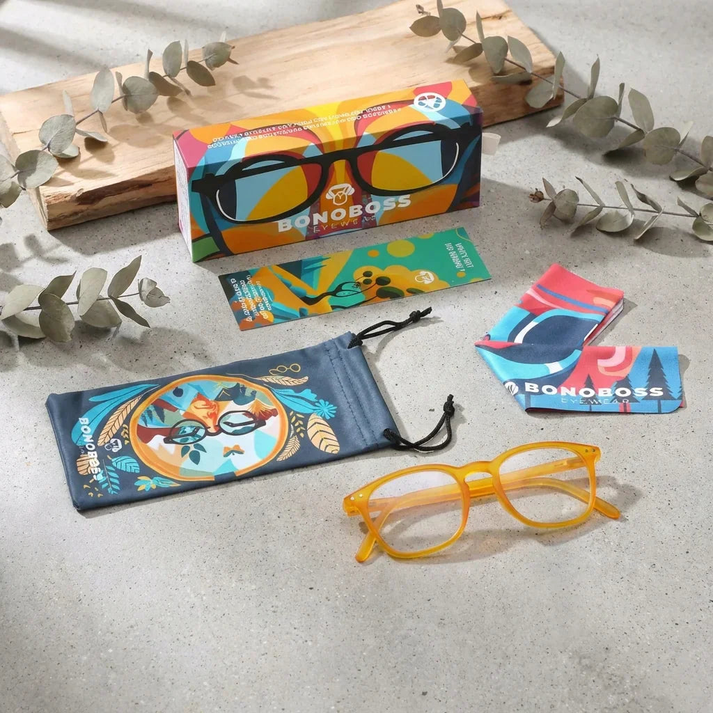 Vista superior lentes lectura Fiji Transparente proteccion completa blue light UV antirreflejo Bonoboss #editorial_grid1 #color_default