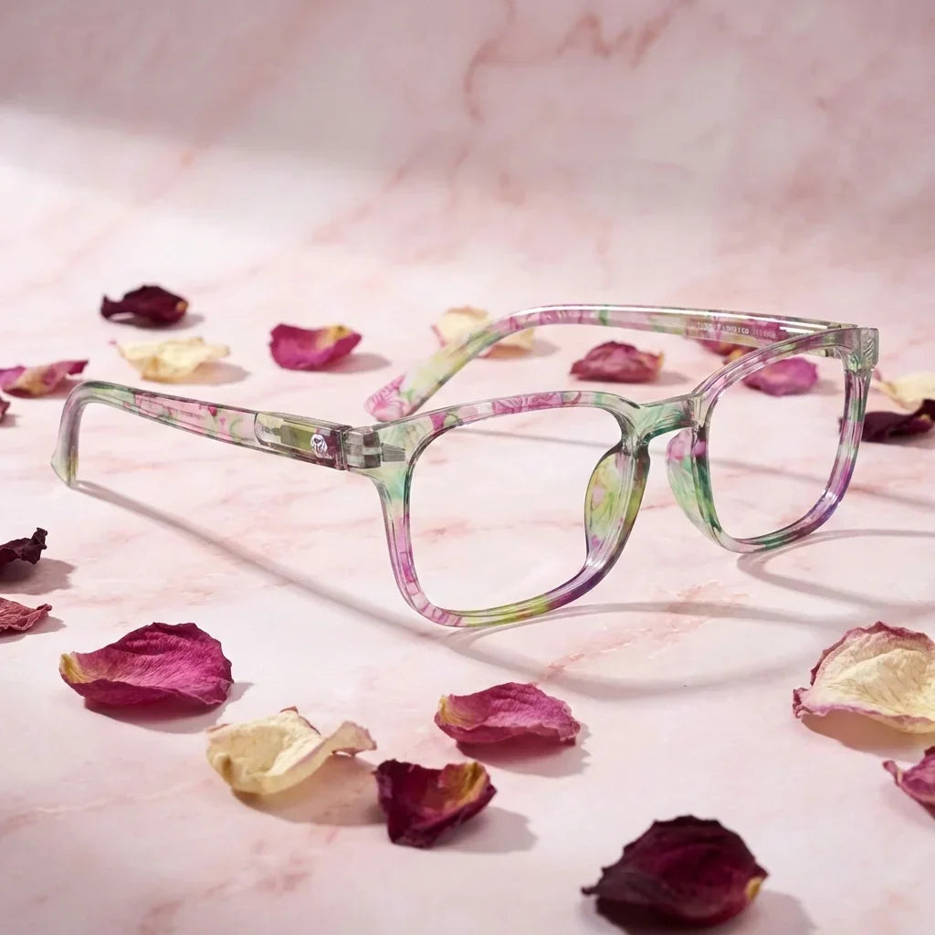 Oncol Pink lentes filtro azul perspectiva 3/4 para hombre y mujer #editorial_sustentabilidad #color_default