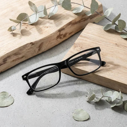 Tineo Black en perspectiva 3/4 lentes de lectura mujer #editorial_sustentabilidad #color_default