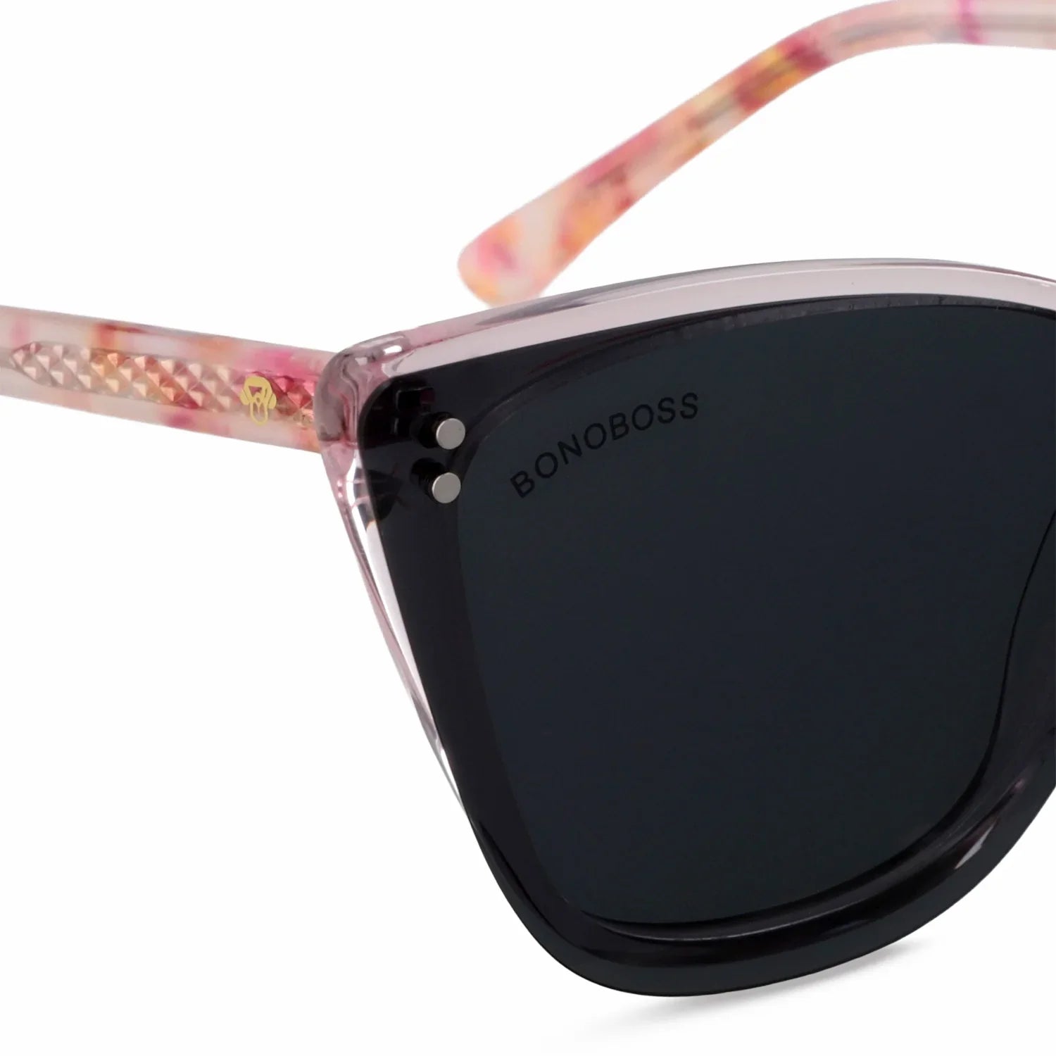 Lentes opticos Amber Clip Sol Rosado marco premium Bonoboss Chile #color_rosado