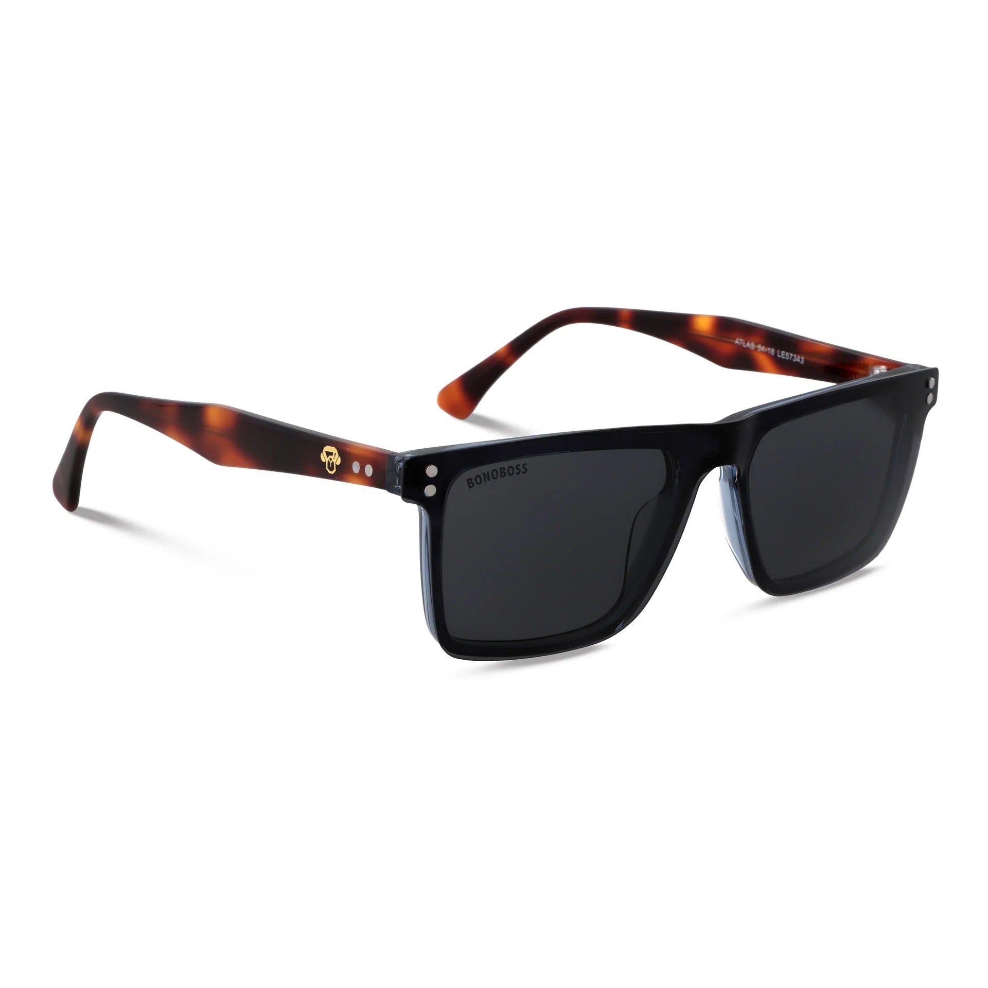 Lentes opticos Atlas Celeste Carey marco premium Bonoboss Chile #color_azul