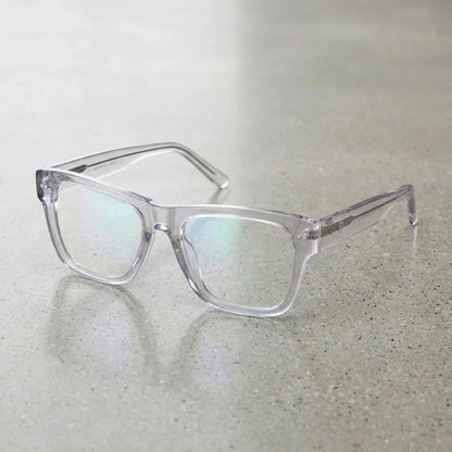 Lentes ópticos Barcelona 1 Transparente sobre superficie premium calidad premium receta Bonoboss #editorial_banner_confianza #color_transparente