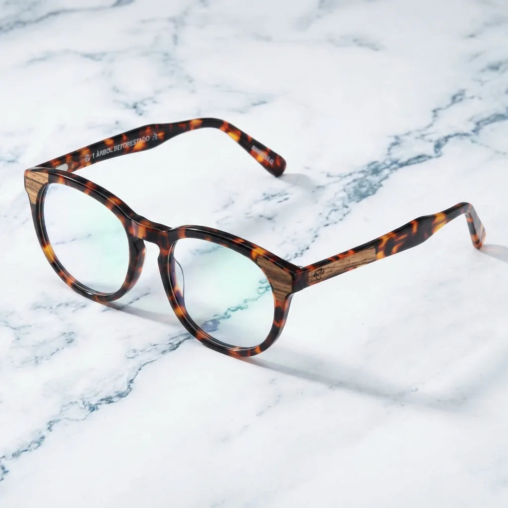 Chiloé 0084 Optical lentes ópticos mujer premium tono carey clásico vista frontal #color_carey