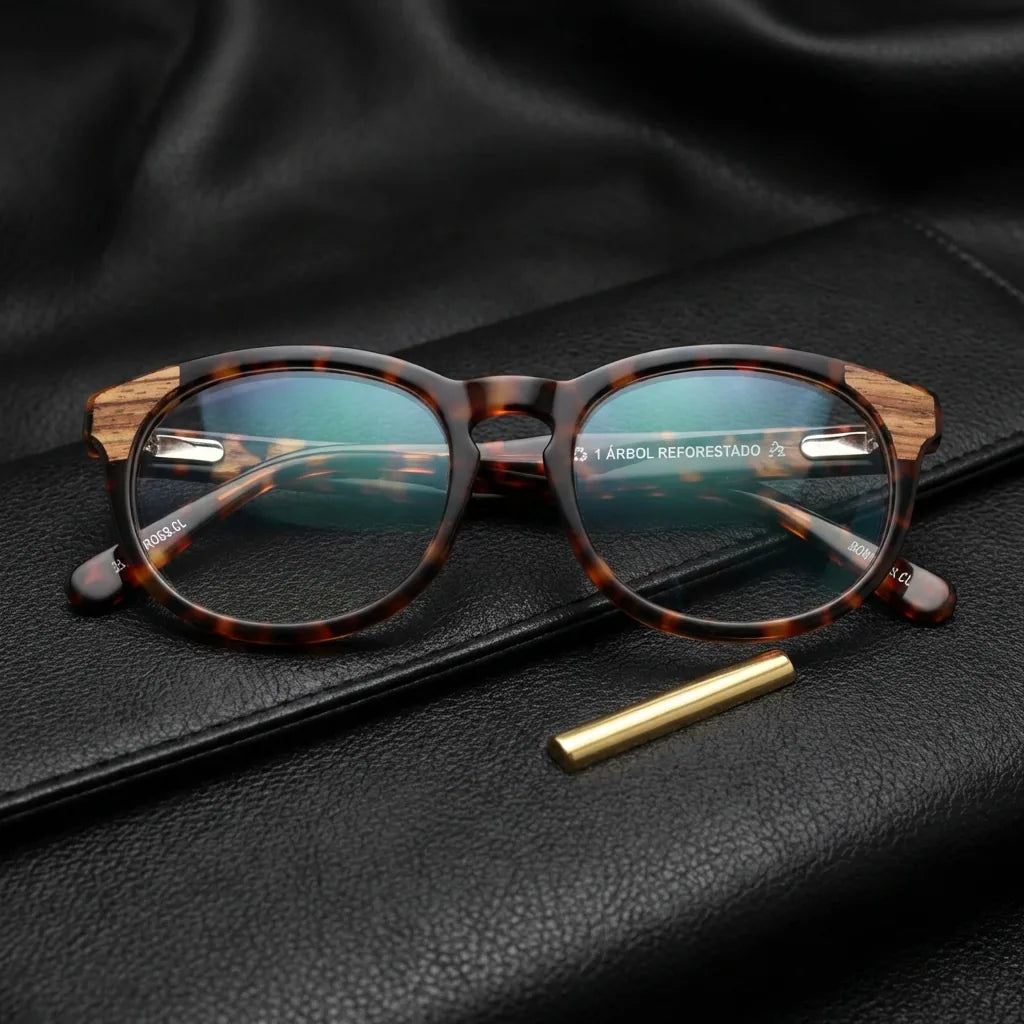 Modelo Chiloé 0084 Optical armazones ópticos carey frontal hombre y mujer #color_carey