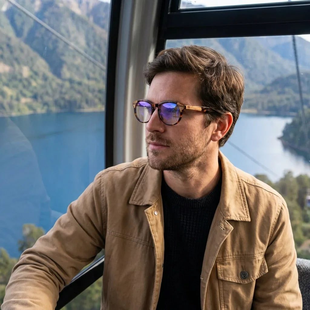 Lentes ópticos Chiloé 0084 Optical Carey estilo de vida cotidiano Bonoboss #editorial_lifestyle4 #color_carey