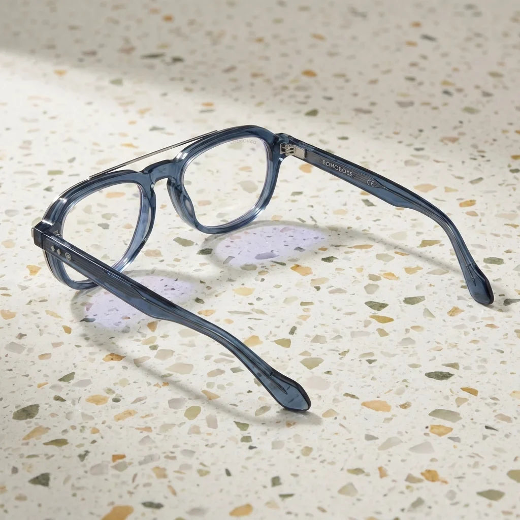 Lentes ópticos Cronos azul Bonoboss #editorial_lifestyle1 #color_azul