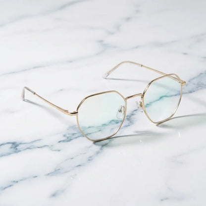 Galápagos Stainless sobrelentes acabado tono dorado clip polarizado UV400 para hombre y mujer #color_dorado