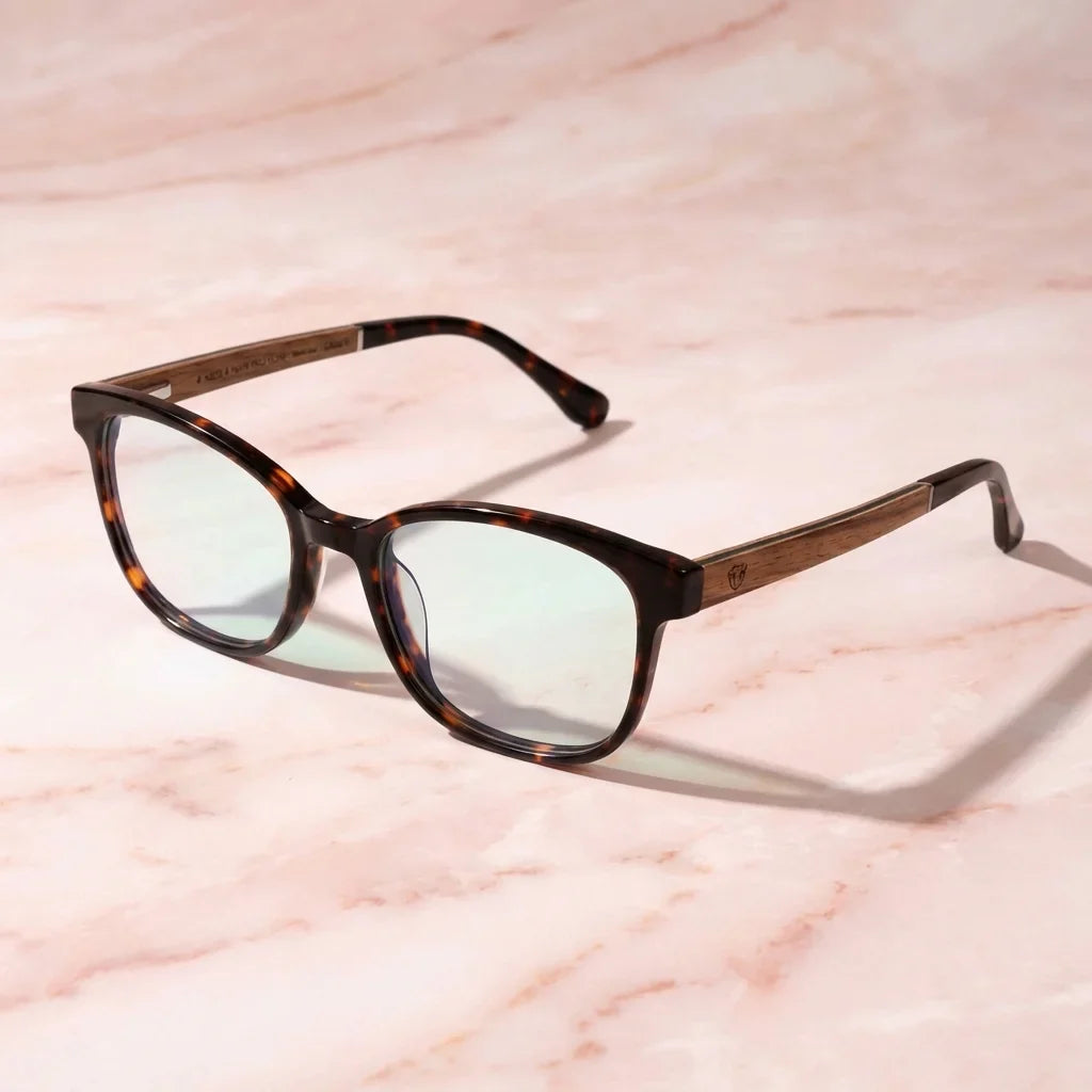 Lentes ópticos Hanga Roa Xl Carey sobre superficie premium calidad premium receta Bonoboss #editorial_banner_confianza #color_carey