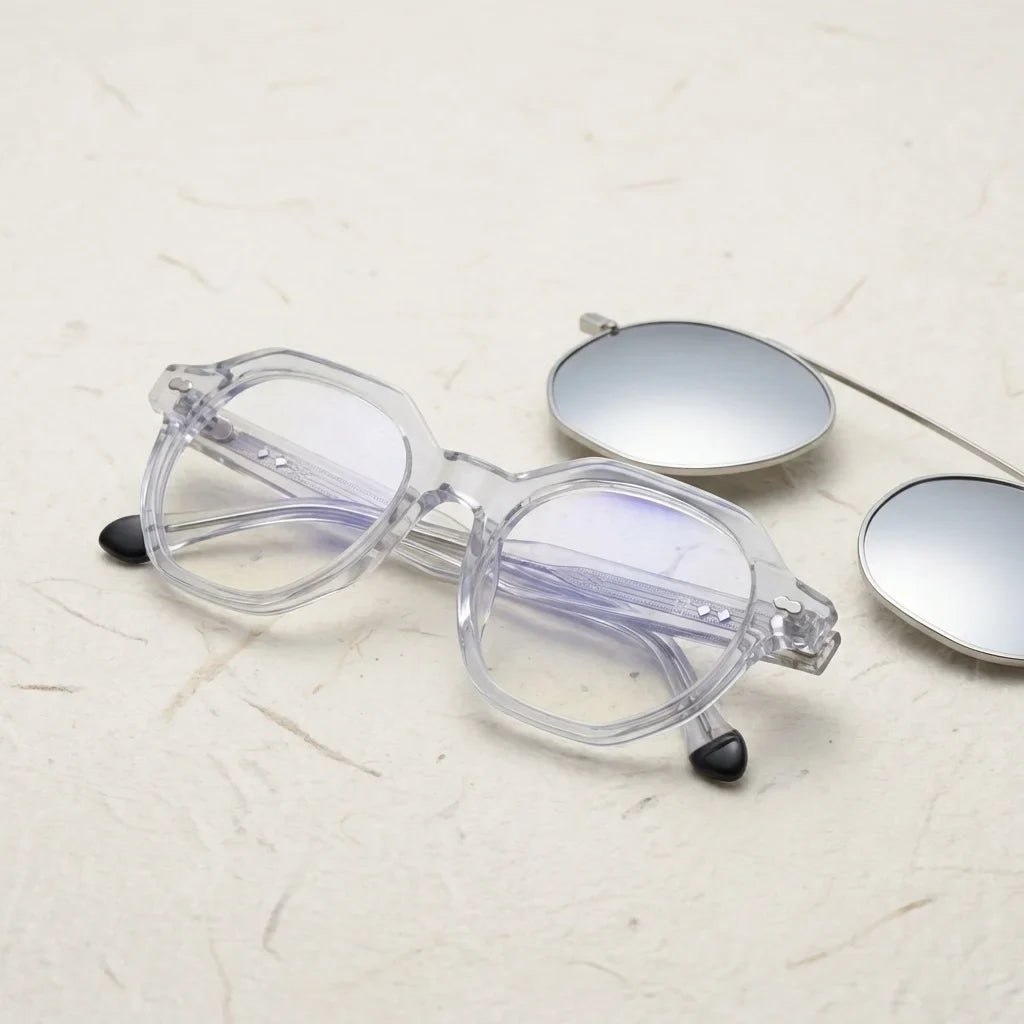 Lentes ópticos Hermes transparente Bonoboss #editorial_armazon #color_transparente