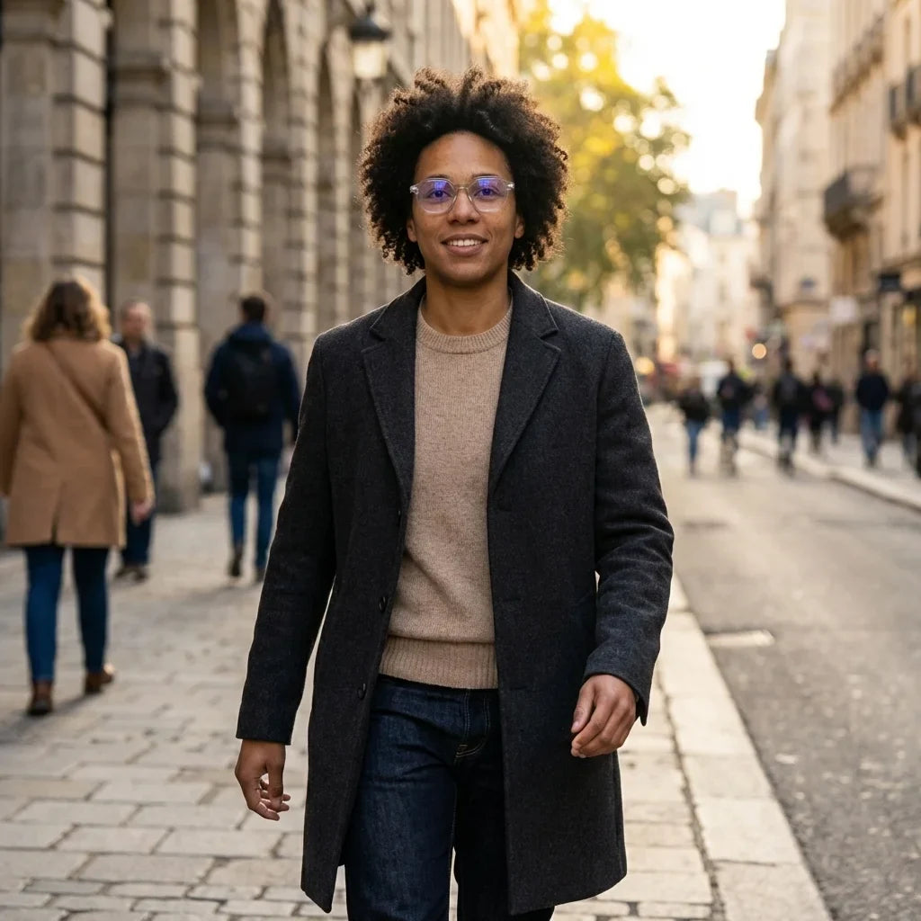 Lentes ópticos Hermes transparente Bonoboss #editorial_lifestyle3 #color_transparente