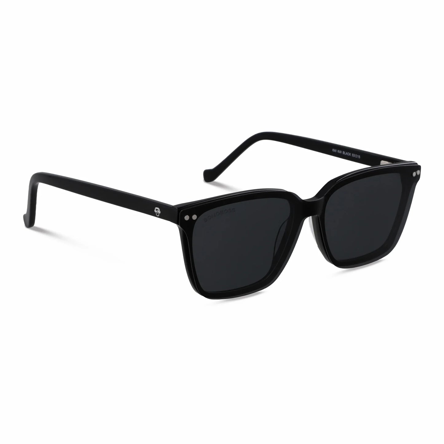 Lentes opticos Kai Kai Clip Negro marco premium Bonoboss Chile #color_negro