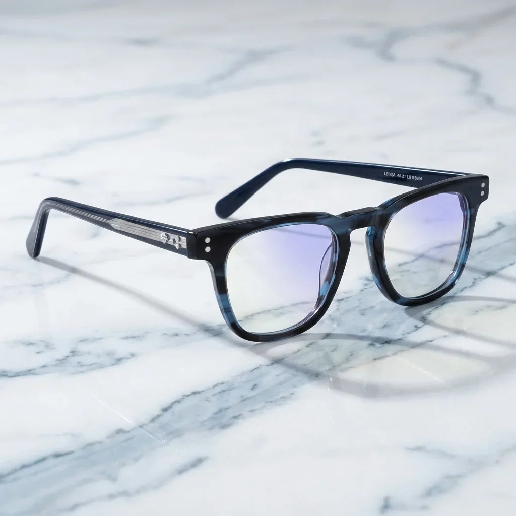 Lentes ópticos Lenga Clip Sol azul Bonoboss #editorial_armazon #color_azul