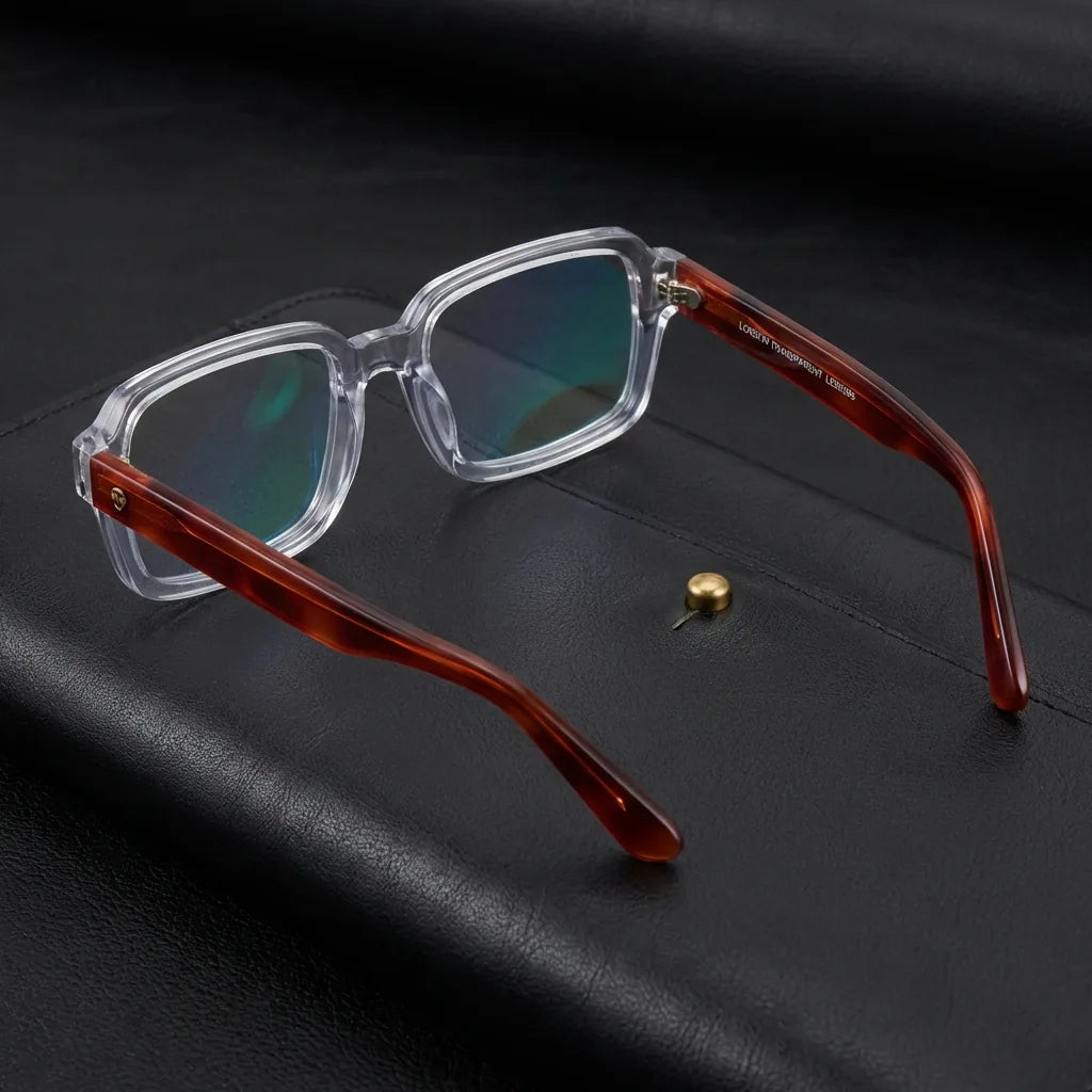 London anteojos con receta transparente diseño frontal para hombre y mujer #color_transparente