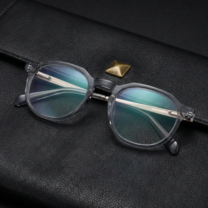 Octavia Steel marcos de lentes acabado transparente filtro luz azul para hombre y mujer #color_transparente