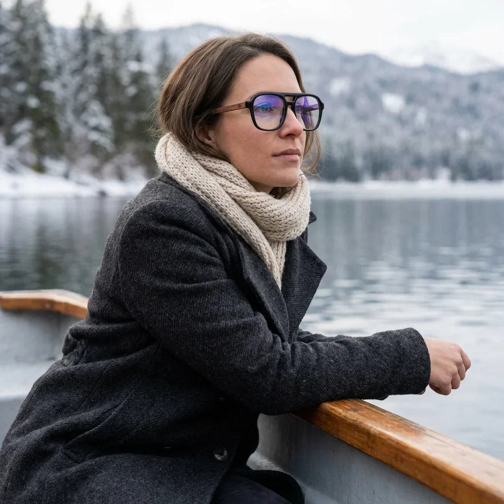 Lentes ópticos Orson Negro estilo de vida cotidiano Bonoboss #editorial_lifestyle4 #color_negro