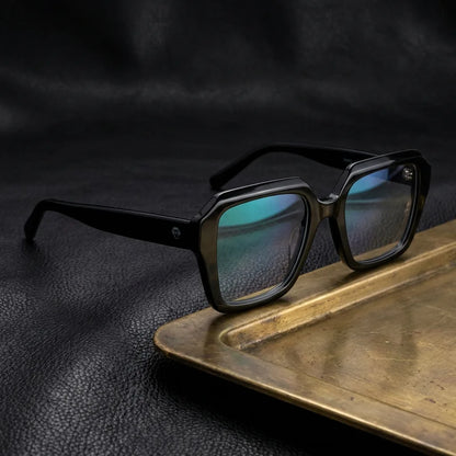 Rapel lentes ópticos negro vista frontal para hombre y mujer #color_negro