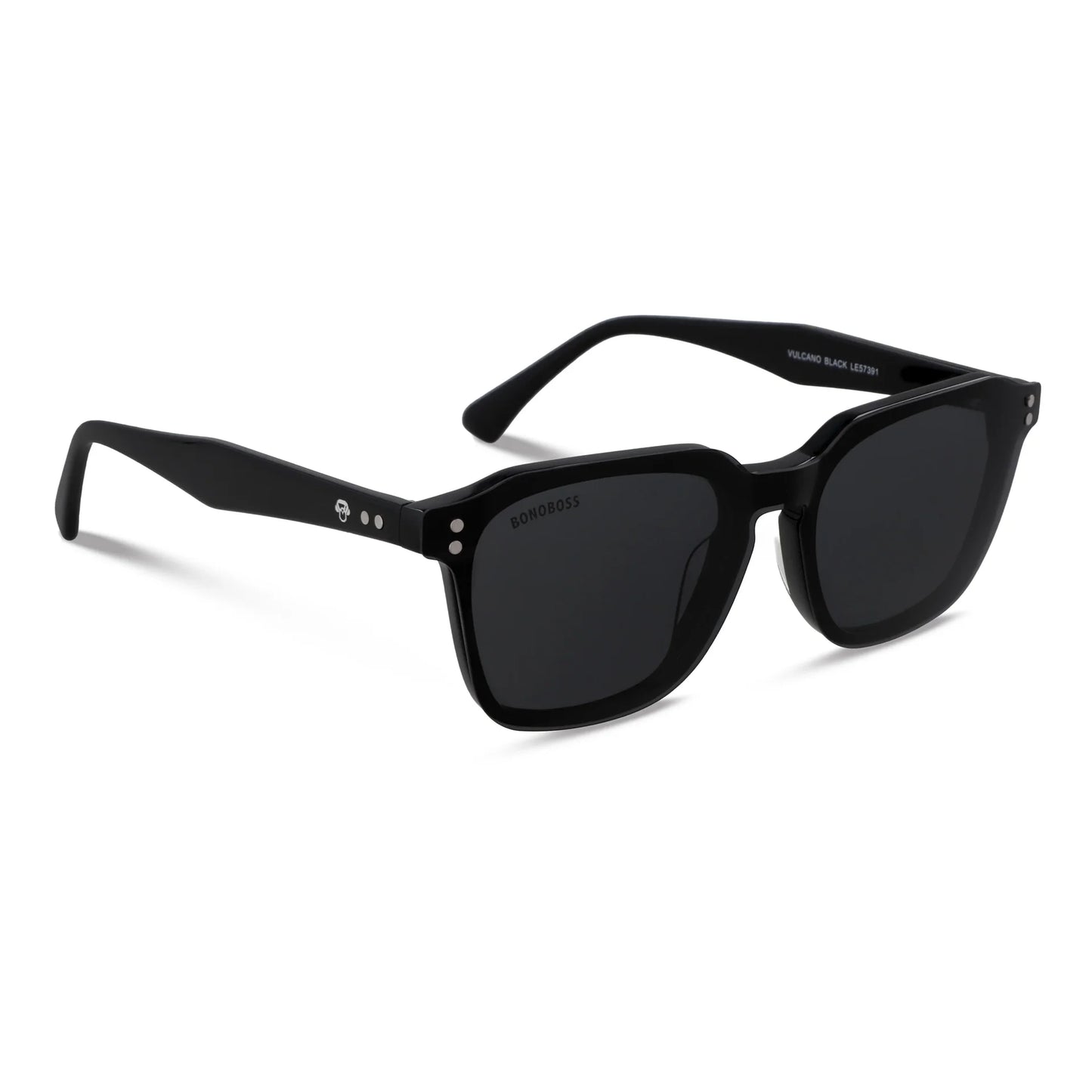 Lentes opticos Vulcano Negro marco premium Bonoboss Chile #color_negro