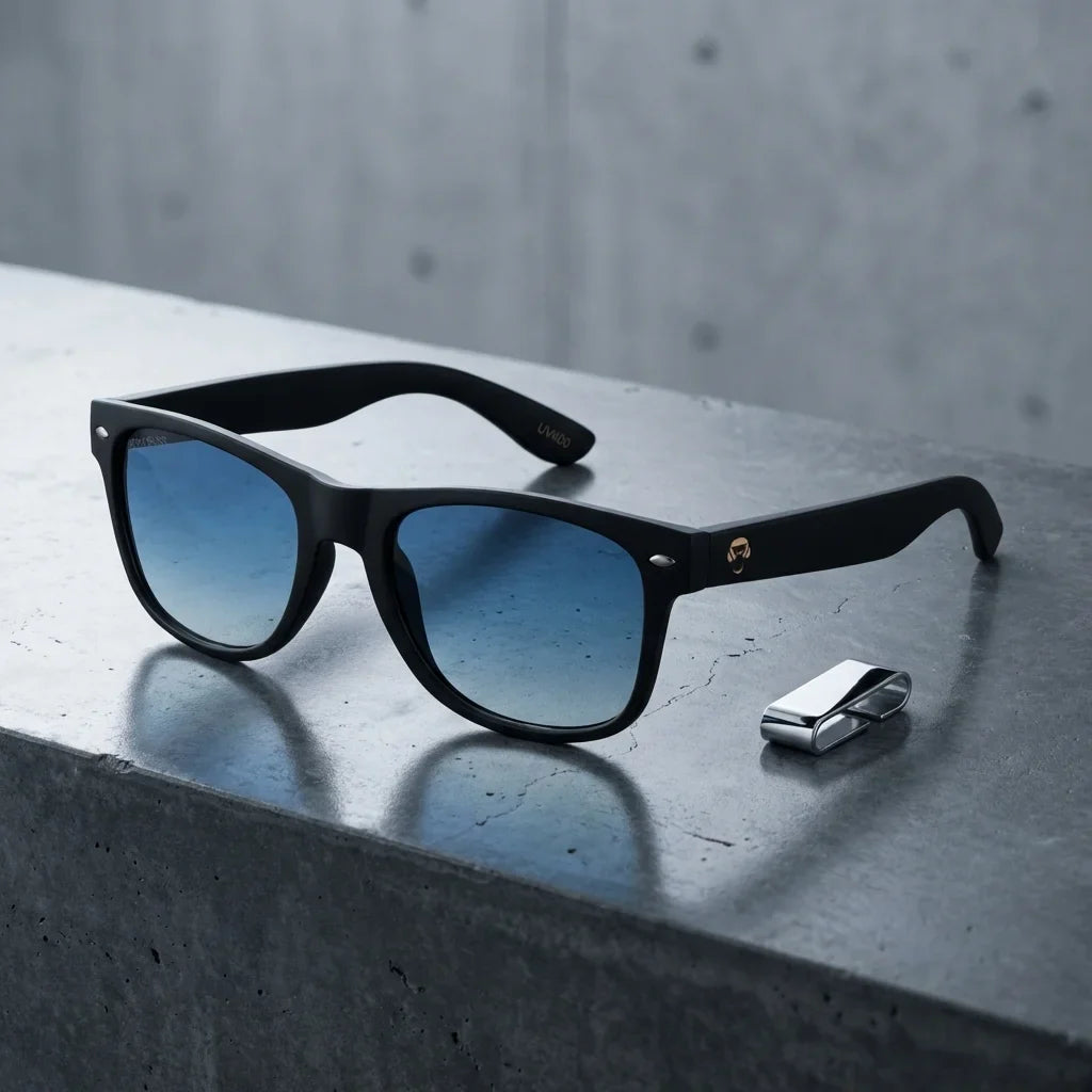 Anteojos de sol Acacia Dark gradiente-azul Bonoboss #editorial_sustentabilidad #color_gradiente-azul