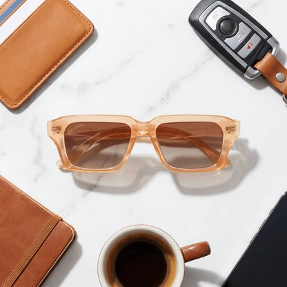 Lentes sol Verona polarizados RPET reciclado del oceano champagne composicion urban kit look femenino ciudad Bonoboss #editorial_detail2 #color_champagne