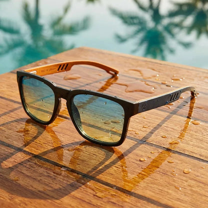 Packshot frontal Waimea lentes polarizados hombre gradiente azul #color_degrade-azul