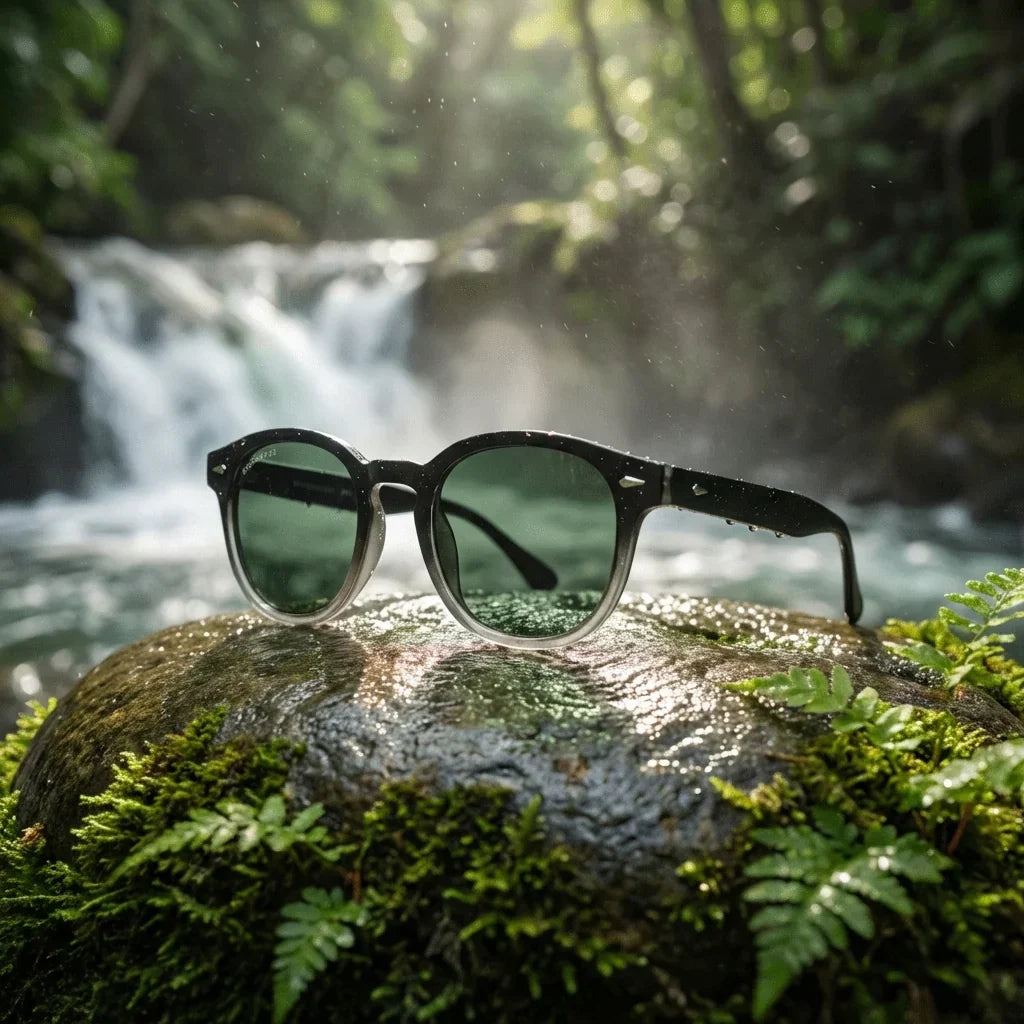 Waimea RPET gafas polarizadas acabado G15 verde militar estilo retro para hombre y mujer #color_g15
