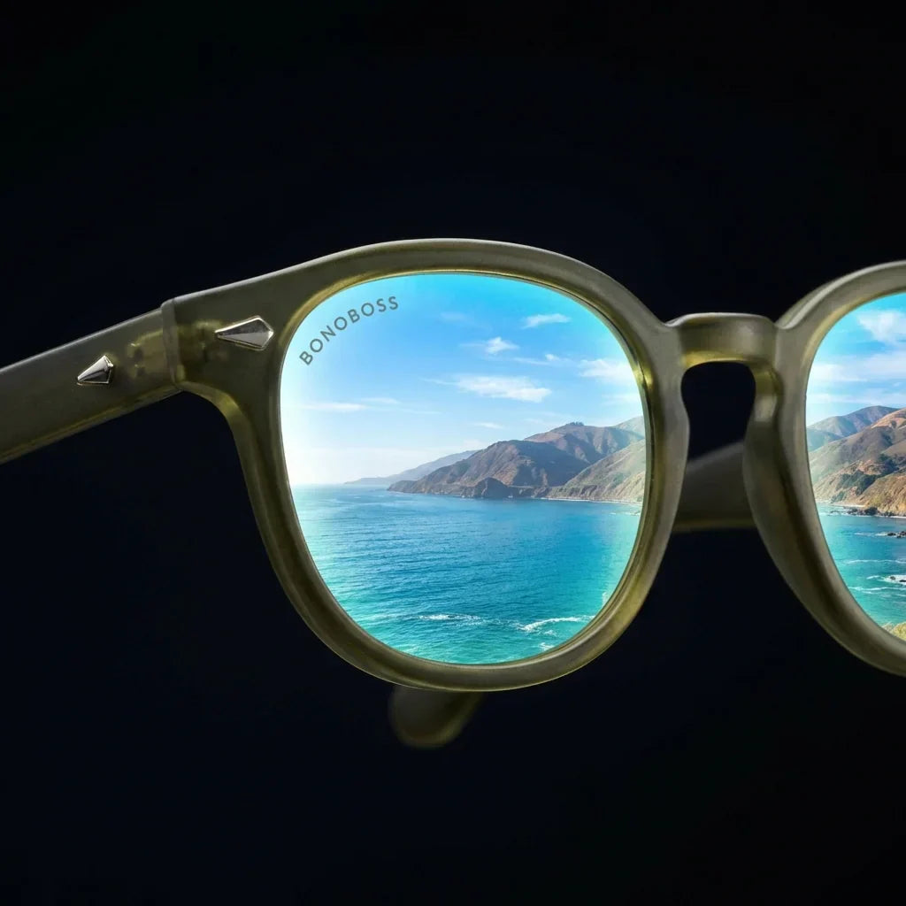 Waimea RPET lentes de sol hombre olive light visto de frente #color_olive-light