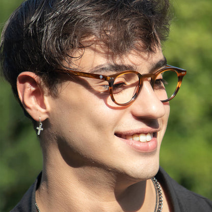Packshot frontal Fran Clip Sol lentes clip on hombre acabado carey #color_carey