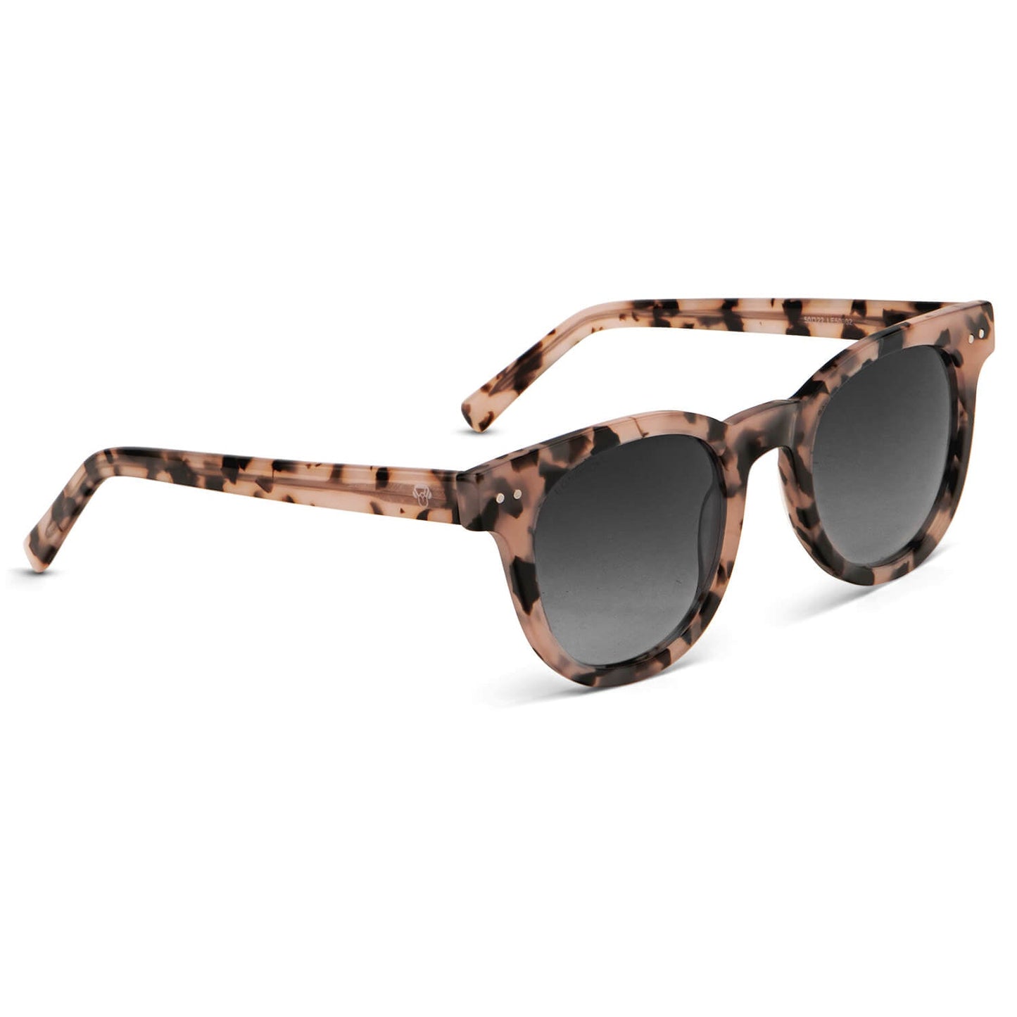 lentes redondos grandes polarizados de sol hombre mujer con receta vista laterla color marble #color_marble