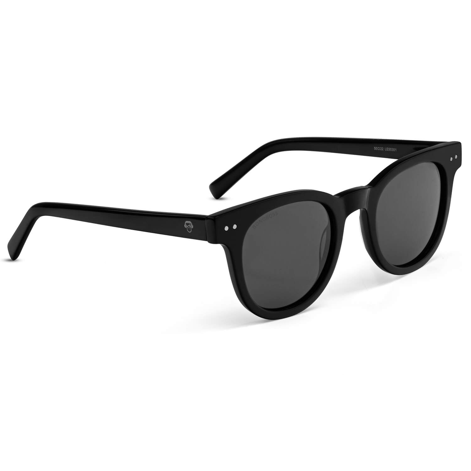 Meli gafas polarizadas negro diseño frontal para hombre y mujer #color_negro