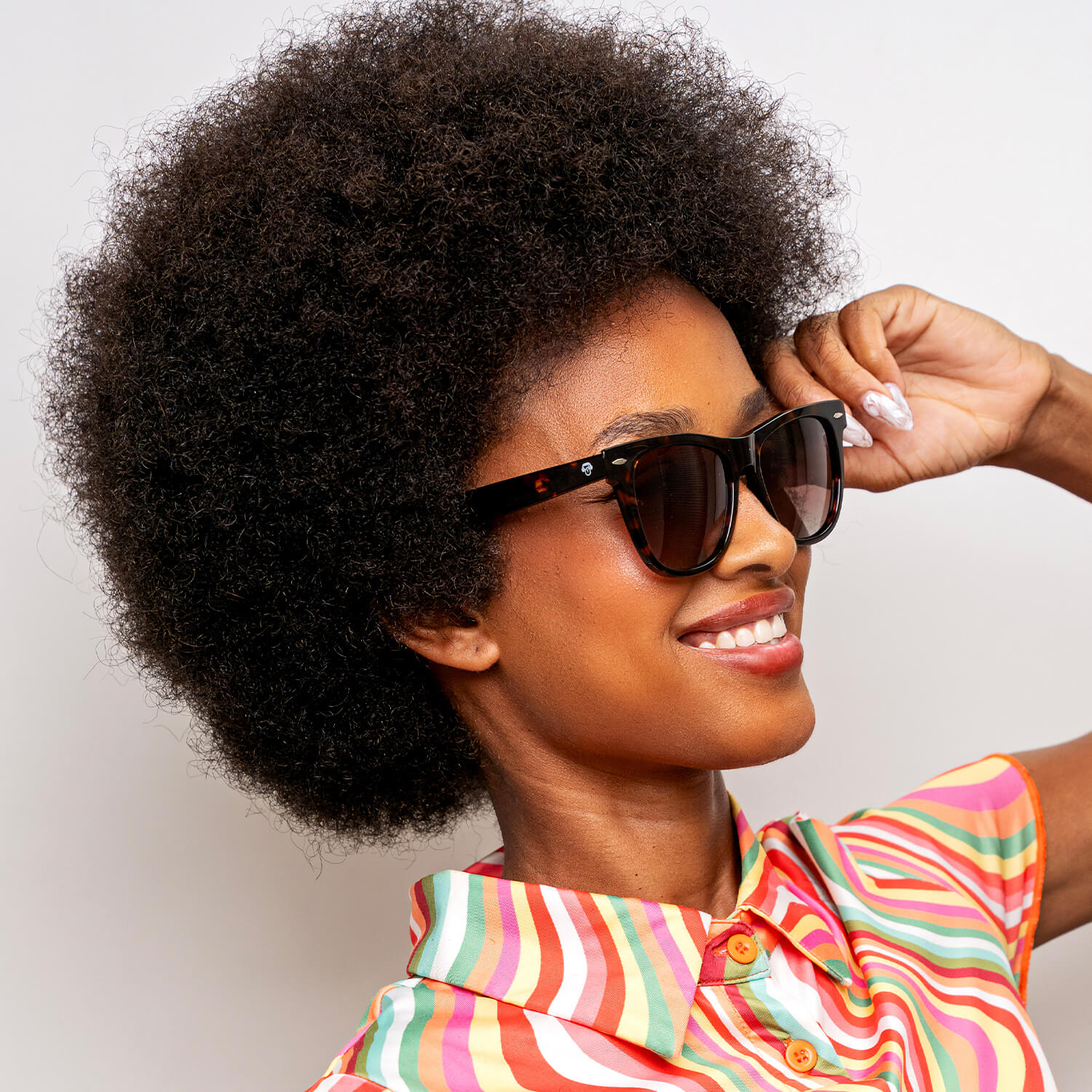 Diseño Valencia lentes de sol color carey frontal hombre y mujer #color_carey