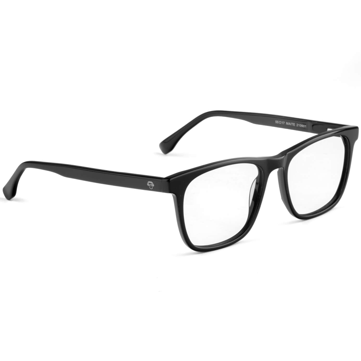 Lifestyle hombre Maite lentes luz azul negro #color_negro