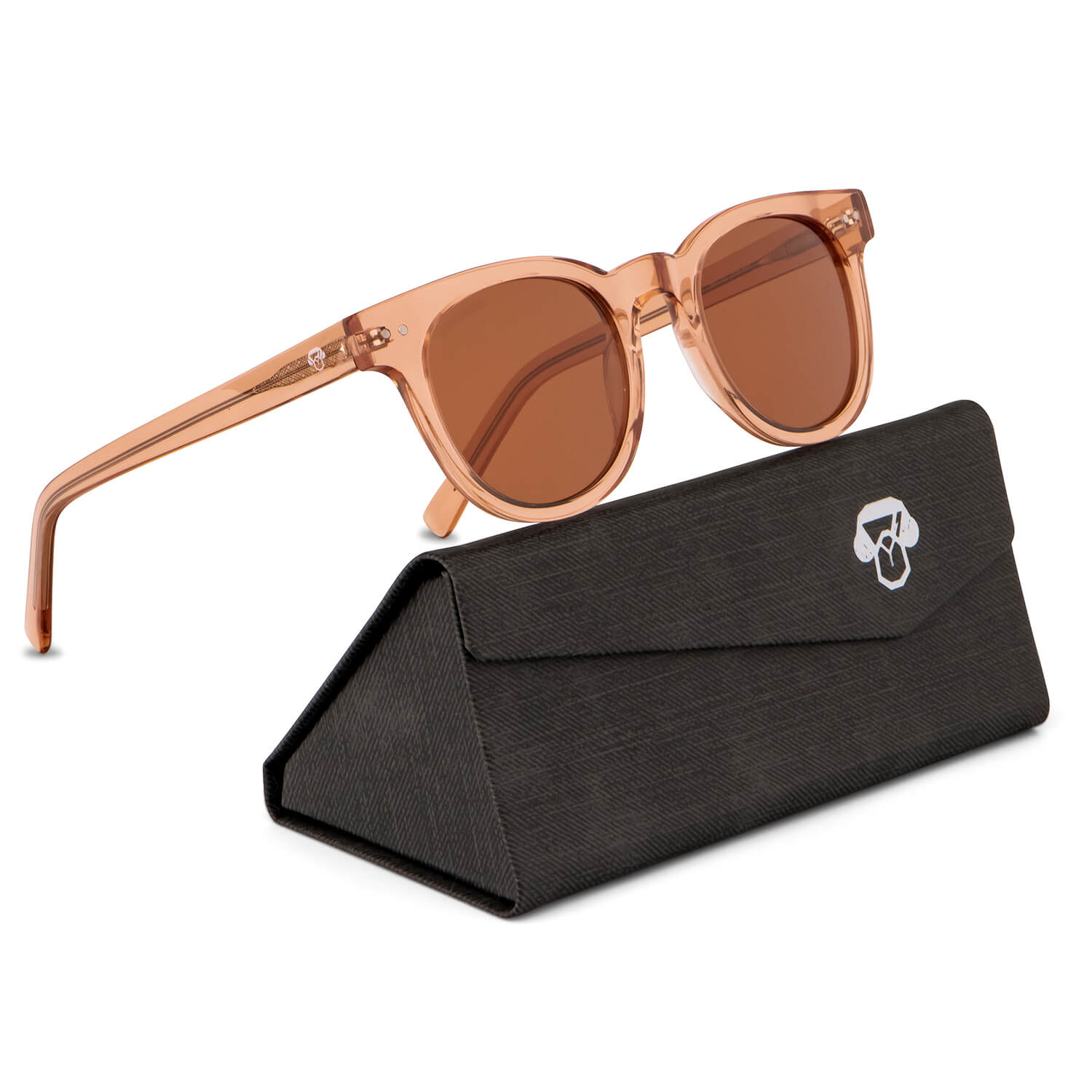 Meli lentes polarizados hombre champagne diseño frontal #color_champagne