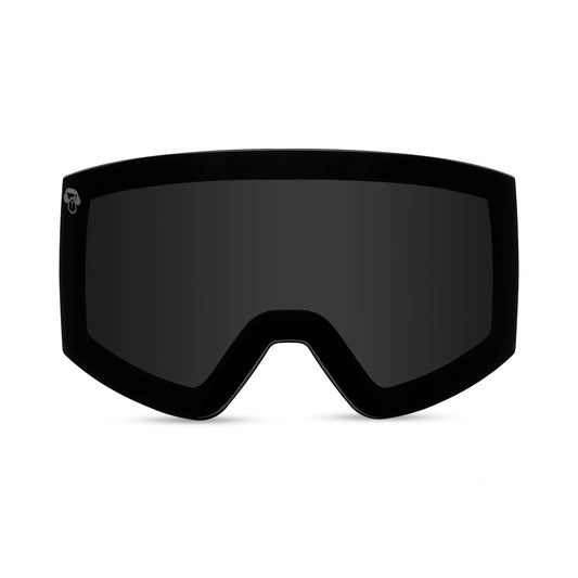 Bonoboss Mica magnética repuesto para Antiparra de Nieve Powder Negro - para ski y snowboard vista frontal #color_negro