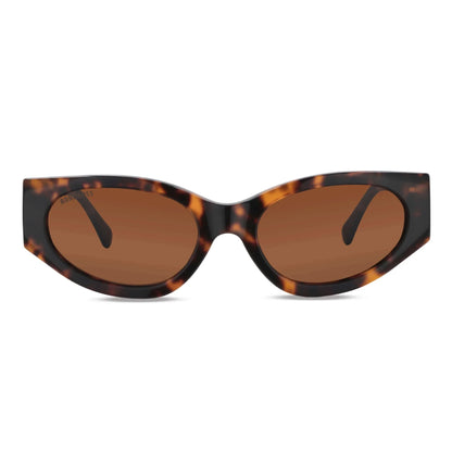 Milán acabado carey lentes de sol madera vista de frente #color_carey