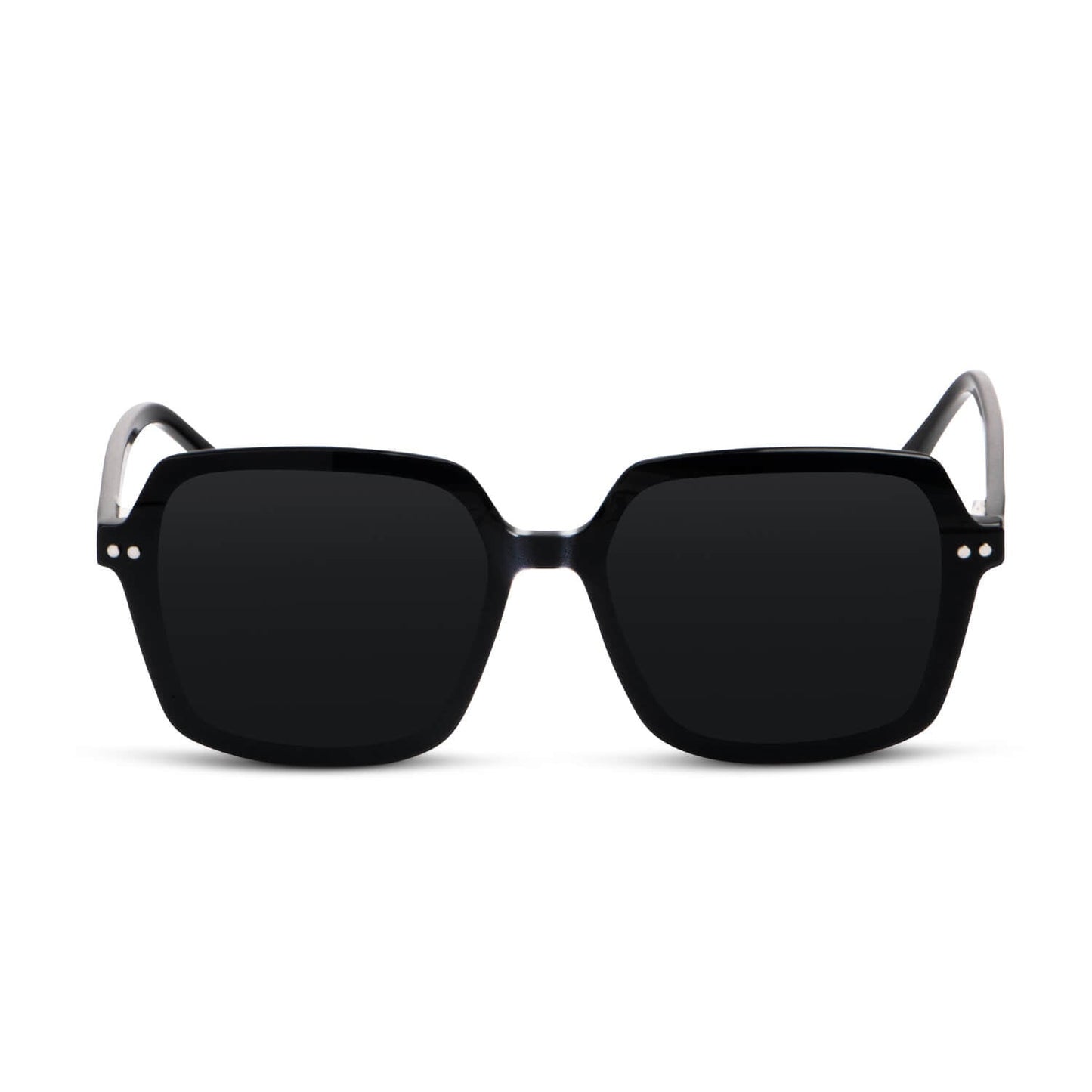 Myka Clip Sol lentes clip on negro vista frontal para hombre y mujer #color_negro