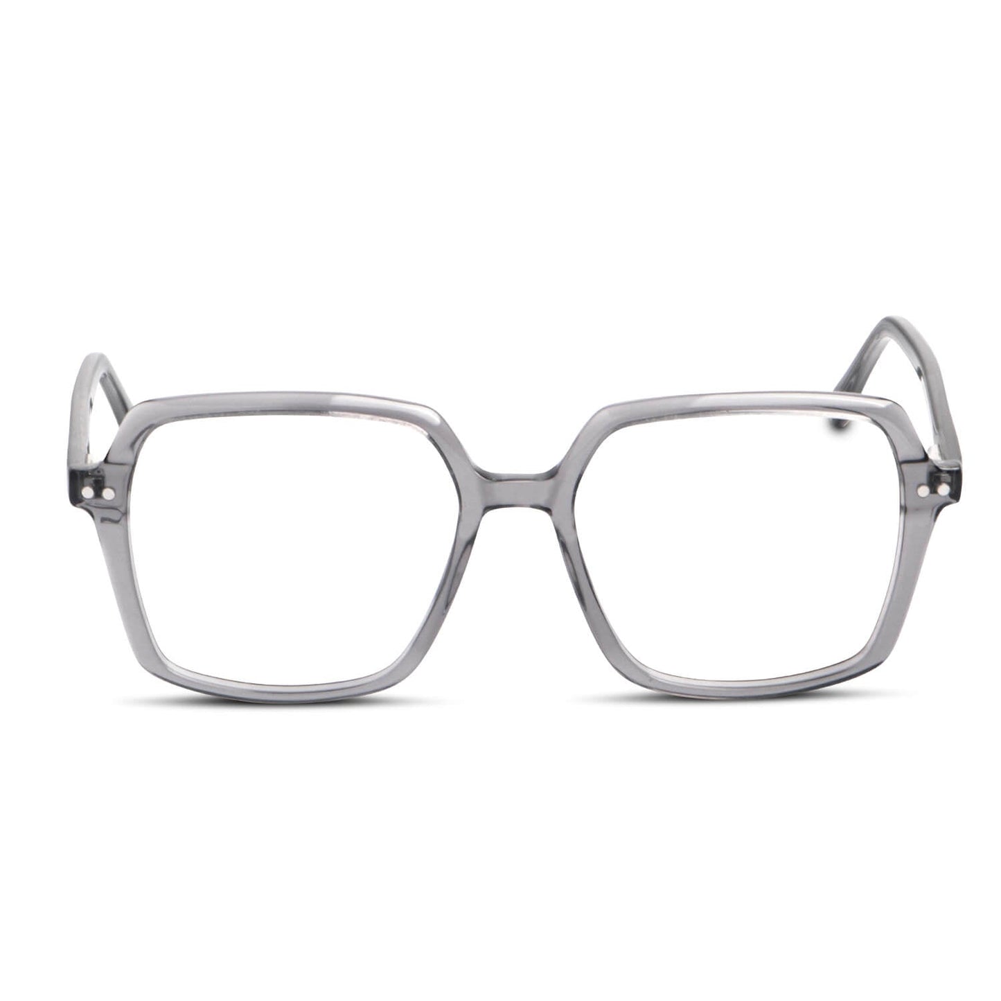 Myka Clip Sol lentes clip on transparente diseño frontal para mujer #color_transparente