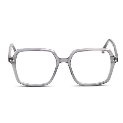 Myka Clip Sol lentes clip on transparente diseño frontal para mujer #color_transparente