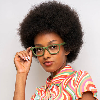 lentes opticos de acetato forma rectangular ovalada color verde para hombre y mujer opticos distribuidor mayorista opticas #color_verde