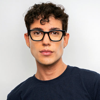  lentes opticos de acetato forma rectangular ovalada color negro para hombre y mujer opticos distribuidor mayorista opticas #color_negro