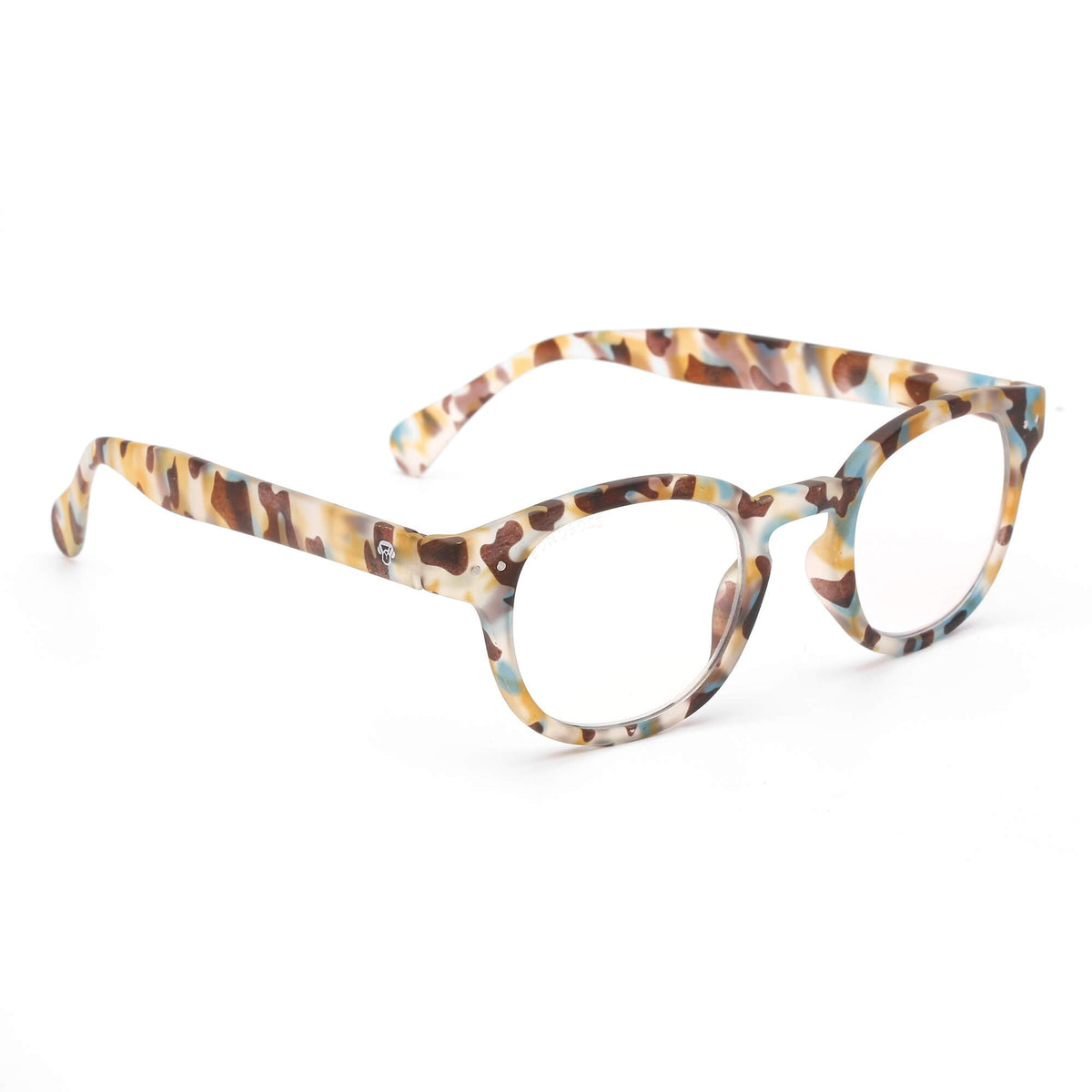 Lentes lectura Hawaii Blue redondos filtro luz azul proteccion UV400 antirreflejo carey multicolor unisex Bonoboss
