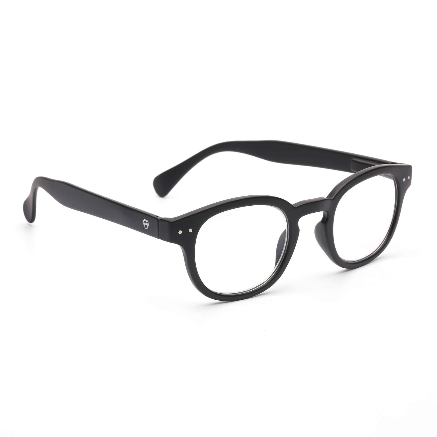 Lentes lectura Hawaii Black redondos filtro luz azul proteccion UV400 antirreflejo negro mate unisex Bonoboss #editorial_detail2 #color_default