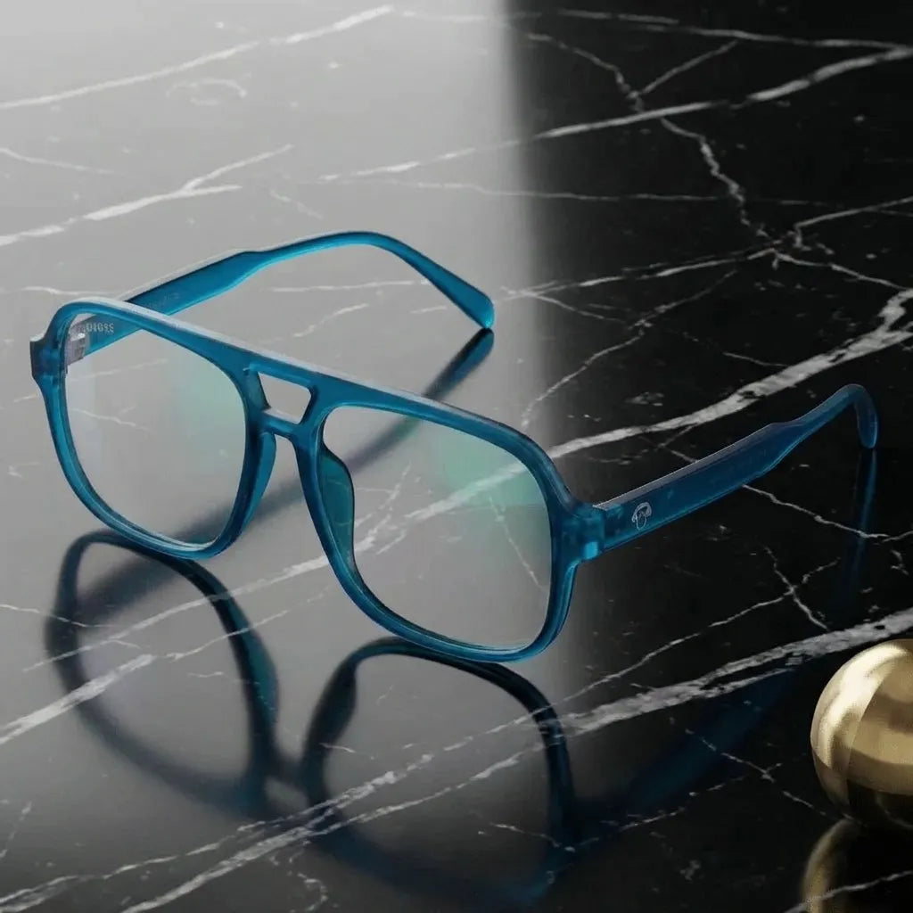Lentes opticos Orson RPET ocean antirreflex receta optica Bonoboss #color_azul
